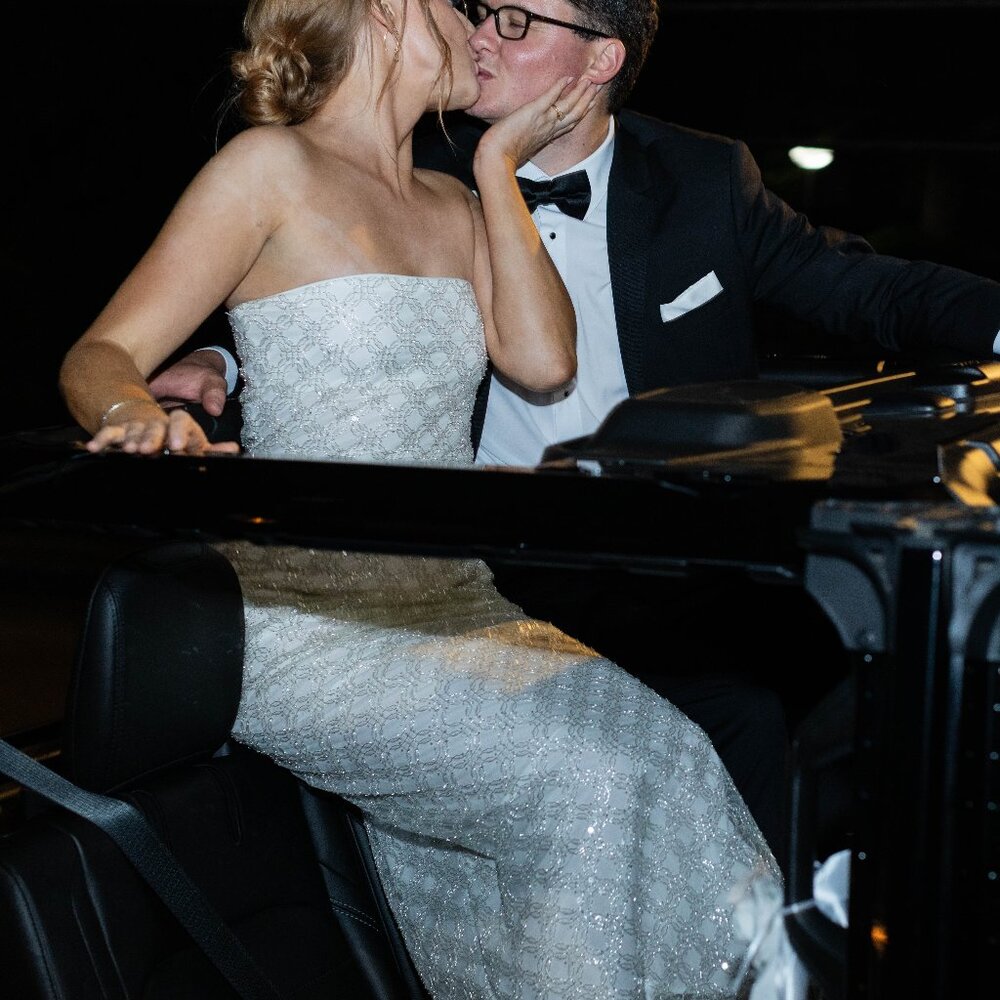 ROTATE Embellished Strapless  Maxi Dress - Picture 4 of 6